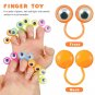 Eye Ring Toy Eyeball Finger Puppet Rings Kids' Party Favors Interactive Children Plaything