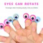 Eye Ring Toy Eyeball Finger Puppet Rings Kids' Party Favors Interactive Children Plaything