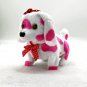 Delicate Electric Dog Toy Funny Dog Toy Wagging Head Tail Entertainment Bow-knot Interactive Dog Toy