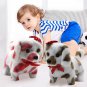 Delicate Electric Dog Toy Funny Dog Toy Wagging Head Tail Entertainment Bow-knot Interactive Dog Toy