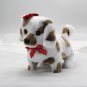 Delicate Electric Dog Toy Funny Dog Toy Wagging Head Tail Entertainment Bow-knot Interactive Dog Toy
