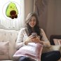 1pc Avocado Plush Pillows Cartoon Throw Pillow Avocado Plush Toys for Home