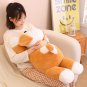 50cm Plush Dog Animal Funny Christmas Birthday Plush Lying Puppy Wearing Clothes Toys