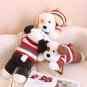 50cm Plush Dog Animal Funny Christmas Birthday Plush Lying Puppy Wearing Clothes Toys