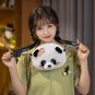 Panda Backpack Cute Panda Shaped Plush Small Shoulder Bag Kawaii Panda Plush Storage Bag