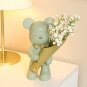 Violent Bears Statue Resin Flower Vase Modern Home Living Room Decoration