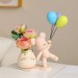 Violent Bears Statue Resin Flower Vase Modern Home Living Room Decoration