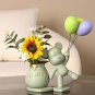 Violent Bears Statue Resin Flower Vase Modern Home Living Room Decoration