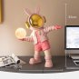 36cm Astronaut Night Light Resin Statue Decoration Bedroom Bedside Children's Room Light