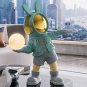 36cm Astronaut Night Light Resin Statue Decoration Bedroom Bedside Children's Room Light