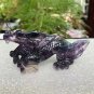 Natural Fluorite Crystal Mineral Stone, Hand Carved Dragon, Room, Aquarium Spiritual Decorations