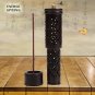 Black Ebony Stick Incense Stand Holder Hollow Vertical Adjustable Incense Burner Japanese-Style