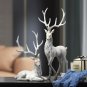 YuryFvna High End Deer Statue Reindeer Figurines Resin ELK Sculpture For Living Room