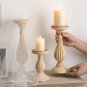 Wooden Crafts Retro Home Decoration Roman Column Candle Holder Dining Table Ornaments