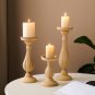 Wooden Crafts Retro Home Decoration Roman Column Candle Holder Dining Table Ornaments