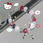 New Hellokitty Sanrio Kawali Beaded Bracelet Sweeet Jewelry Accessories Versatile Cute Cartoon