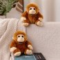 17cm Kawaii Simulation Fluffy Soft Stuffed Monkey Toys Baby Kids