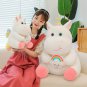 20/30/38cm Lovely Round Fat Sitting Unicorn Plush Stuffed Dolls Kawaii Animals Unicorn Plush