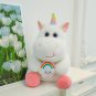 20/30/38cm Lovely Round Fat Sitting Unicorn Plush Stuffed Dolls Kawaii Animals Unicorn Plush