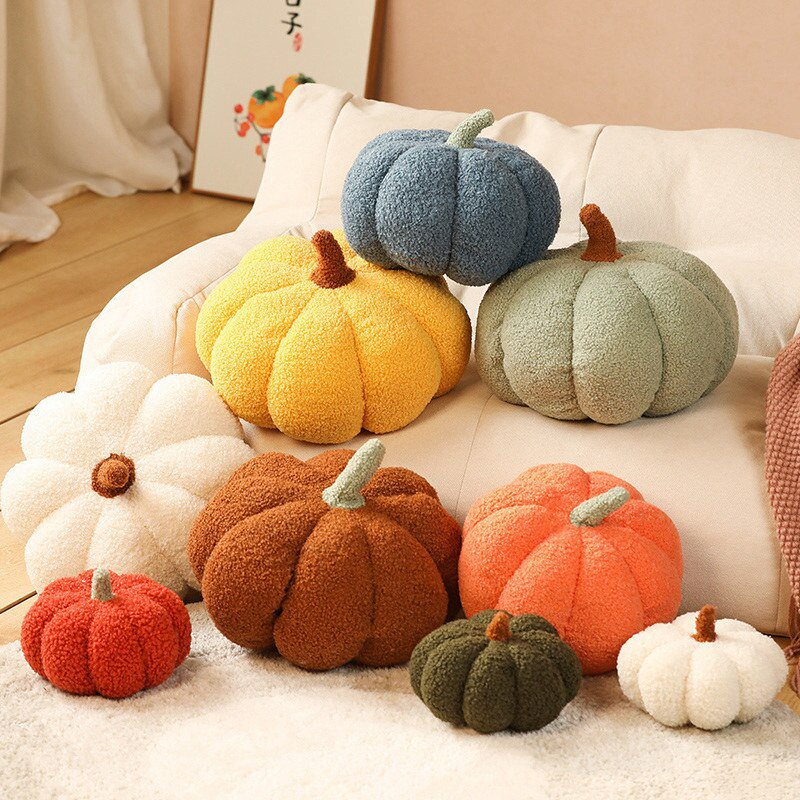 Customized Creative Sofa Living Room Home Decoration Filling Pumpkin Plush Toy Decorations