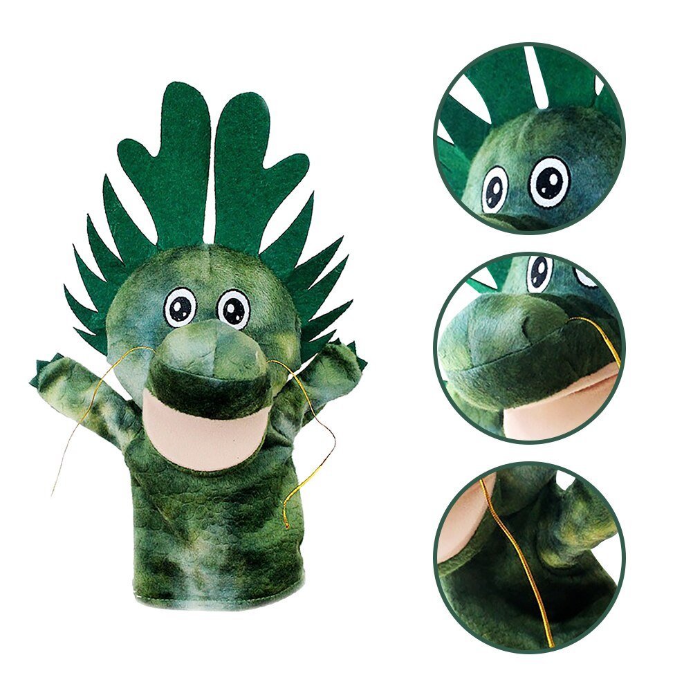 Toddler Glove Hand Puppet Parent-child Plush Toy Aldult Cartoon Super Soft Fabric Adorable Animal