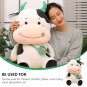 Year The Ox Plush Toy Home Adornment Fruit Cow Ornament Children Gift Cushion Mascot Stuffed Car
