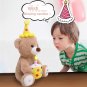 45cm Funny Happy Birthday Teddy Bear Plush Toy Singing Interactive with Electric Stuffed Animals