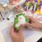 Handmade Squeaky Diy Doll Spitting Bubble Frog Cute Plush Pendant Material Package