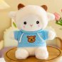 Anime Cartoon Kawaii Plush Toy Cute Little Sheep Doll Girl with Cartoon Doll