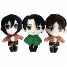 Anime Attack on Titan Plush Doll Rival Ackerman Eren Jager Soft Stuffed Pillow