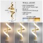 Modern Creative LED Wall Lamp Bedside Luxury Wall Light Fixtures For Home Decor Living Room