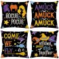 Linen Halloween Cushion Cover Happy Halloween Decor For Home Decorative Cute