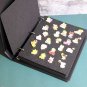 Metal brooch Enamel Emblem Medal Pins Storage Album 9 Thickened Felt brooches Collection