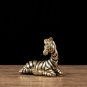 Golden Zebra Craft Sculpture Resin Simulation Animal Statue Golden Horse Decorative