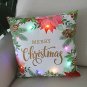New Luminous Christmas Pillowcase LED Light Pillowcase Creative Festive Garland
