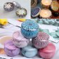 Candle Tin Jars DIY Candle Making Kit Holder Storage Case For Dry Storage Spices Camping Party
