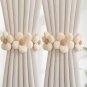 Flowers Curtain Tieback High Quality Elastic Holder Hook Buckle Clip Pretty and Fashion