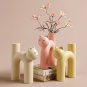 Vase Tube Flower H-shaped Decoration Cute Hydroponics Arrangement Cat