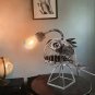 Vintage Angler Fish Desk Lamp Shark Shape Night Light USB Metal Art Lantern Ornament Bedroom