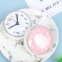 1PC Mini Sucker Wall Clock Bathroom Anti-Fog Waterproof Kitchen Toilet Small