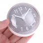 1PC Mini Sucker Wall Clock Bathroom Anti-Fog Waterproof Kitchen Toilet Small