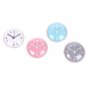1PC Mini Sucker Wall Clock Bathroom Anti-Fog Waterproof Kitchen Toilet Small