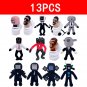 New 8-13pcs Skibidi Toilet Plush 28cm Anime Plush Toys Stuffed Animals Soft Funny Plush Children