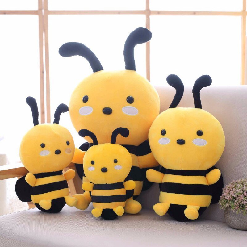 Stuffed plush toy bee cute animal soft toys for kids gift