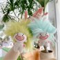 1~10PCS Funny Twelve Constellations Plush Toys Diy Hairstyle Change Fried Hair Doll