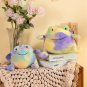 Soft Colorful Frog Plush Toys Smile Ricky Rain Frog Stuffed Animal Plushie Doll Kids