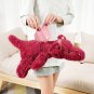 37/48cm Flying Wings Dinosaur Plush Toy Soft Stuffed Cartoon Animal Red Dragon Doll Children