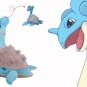 40cm Big Size Pokemon Anime Lapras Figure Plush Doll Toy Soft Filler Dinosaur Animal Pillow