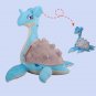 40cm Big Size Pokemon Anime Lapras Figure Plush Doll Toy Soft Filler Dinosaur Animal Pillow
