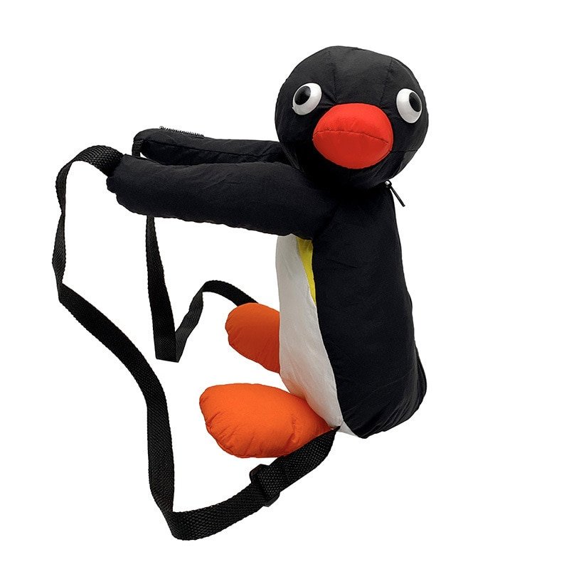 38cm Lovely Penguin Plush Backpack Cartoon Cute Penguin Plush Toy Soft Stuffed Animal